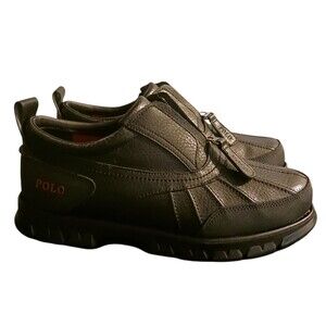 Polo (Ralph Lauren)-(Men's)-(Shoes)-(Zipper)-(Black)-(Size:10.5)-(Used)-$45.00